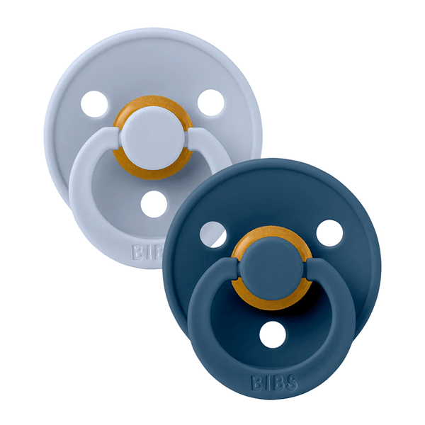 BIBS 2 pak, Colour sut, str 2 - Dusty blue/ steel blue