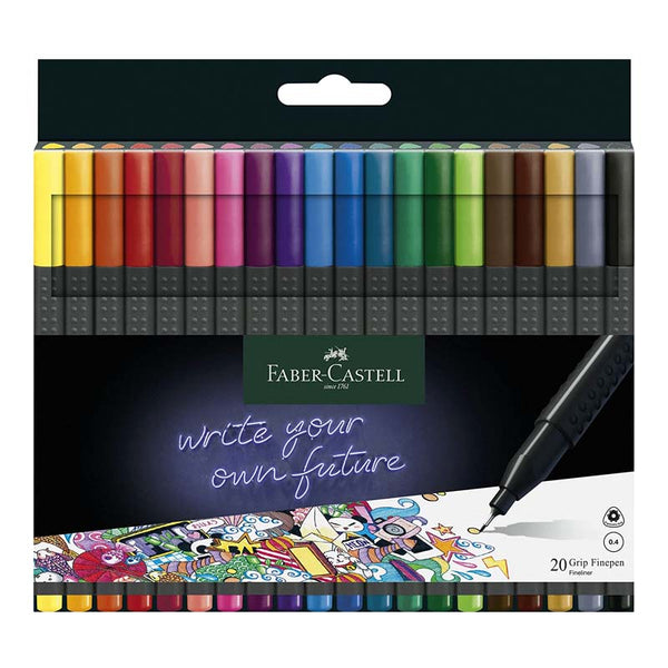 Faber - Castell black edition fineline tusser, 30 stk