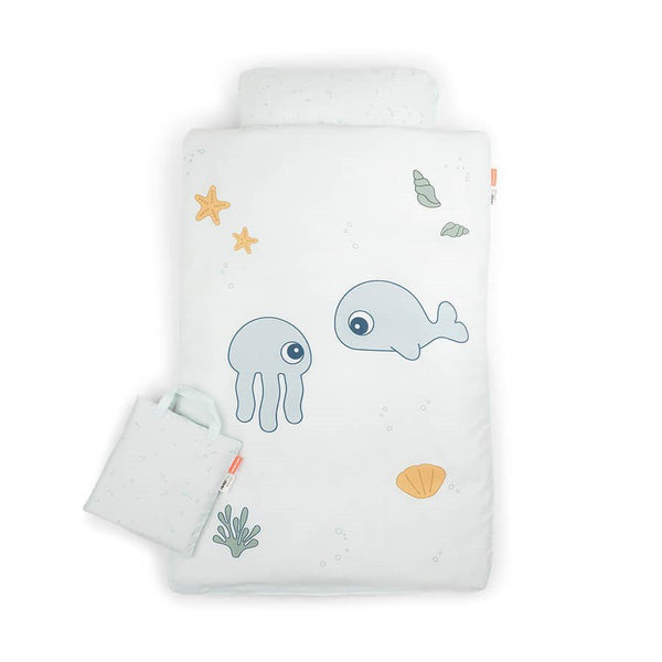 Done by Deer baby sengetøj, Jelly og Wally - Blå