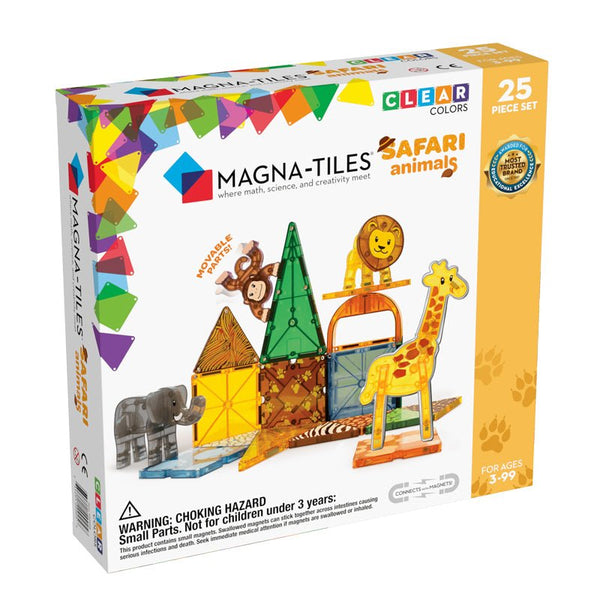 Magna - Tiles byggemagneter, Safaridyr
