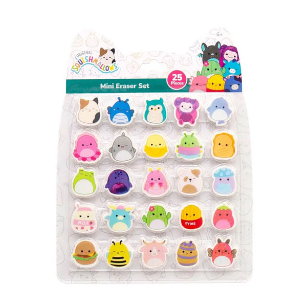 Squishmallows Viskelæder Sæt, 25 Stk