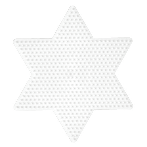 Hama perler stor stjerne perleplade