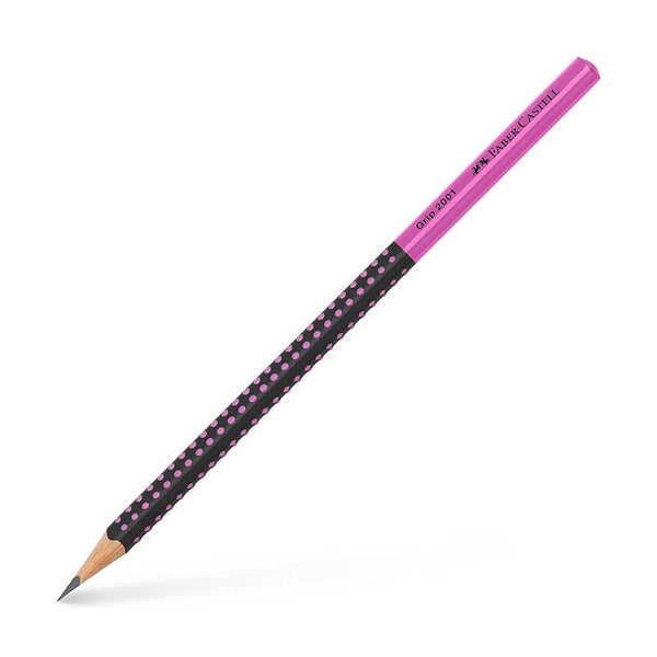 Faber - Castell grip blyant, black/pink