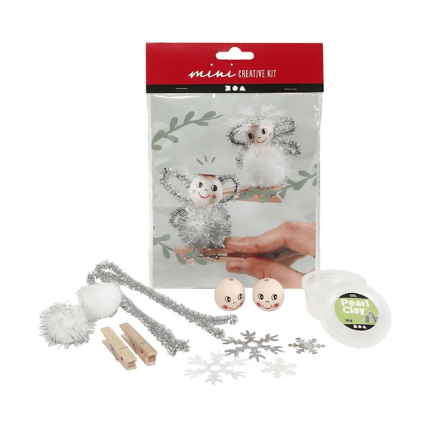 Jule DIY mini - kit, engle på klemme