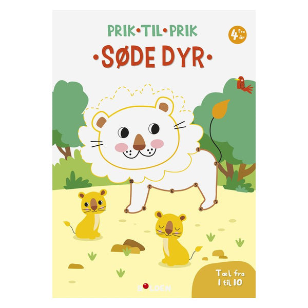 Prik til prik: Søde dyr - Tæl fra 1 til 10