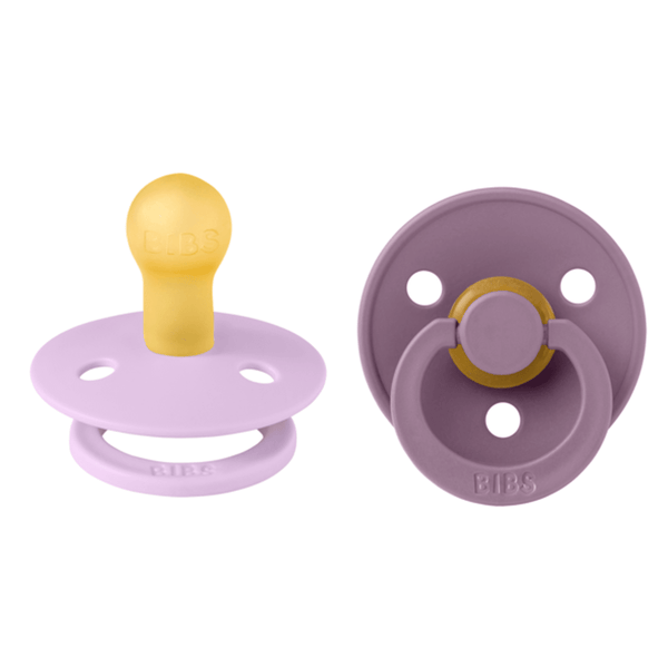 BIBS 2 - pak rund sut, str 1 - violet sky/mauve