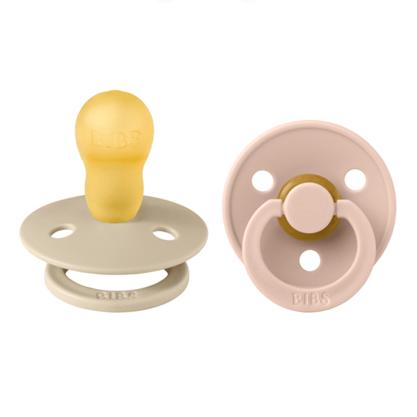 BIBS 2 - pak rund sut, str 3 - vanilla/blush