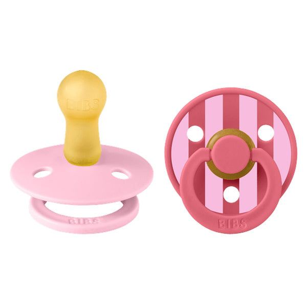 BIBS Studio Line 2 - pak sut str 2 baby pink coral mix
