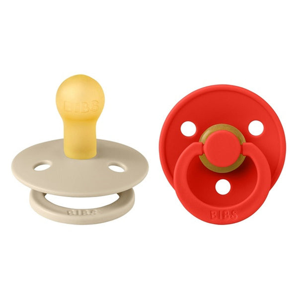 Bibs 2 - pak rund sut, str 1 - vanilla/candy apple
