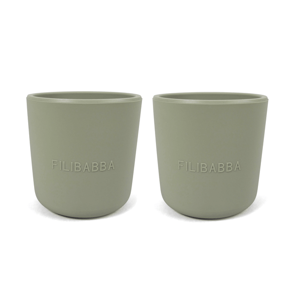 Filibabba Silikone kop 2 - pak, green