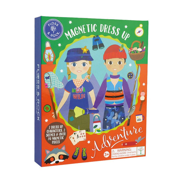 Floss & Rock magnetisk påklædningsdukker, adventure