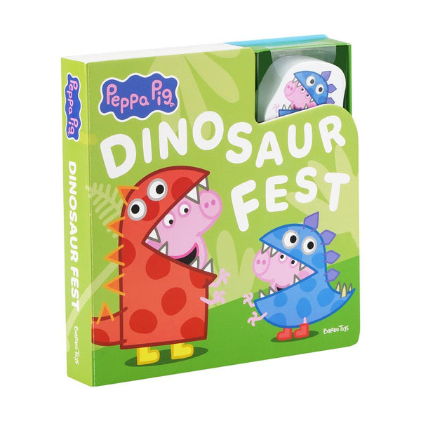 Gurli Gris Bog Med Træfigurer - Dinosaurfest