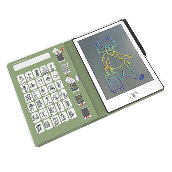 Kidydraw mini skitsebog med LCD skærm, rejse