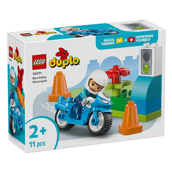 LEGO® DUPLO Blå Politimotorcykel