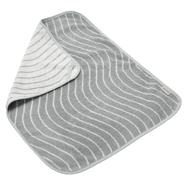 Leander Topper til puslepude, organic, Woodland cool grey