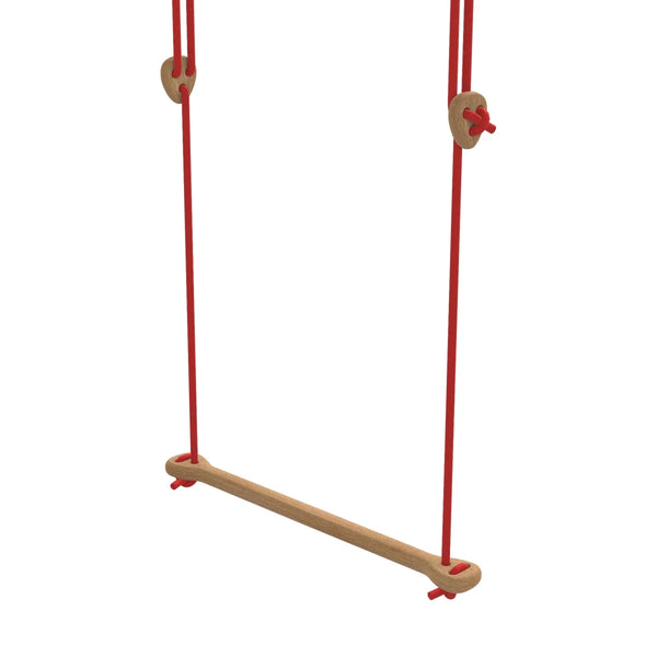 Lillagunga trapez, eg, rød reb, 2 - 2,80 m