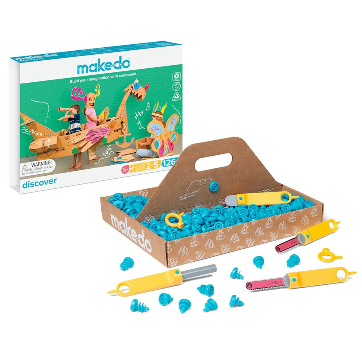 MakeDo Discover V rkt jss t Til Pap Krea Byg Med Genbrug B rnenes 