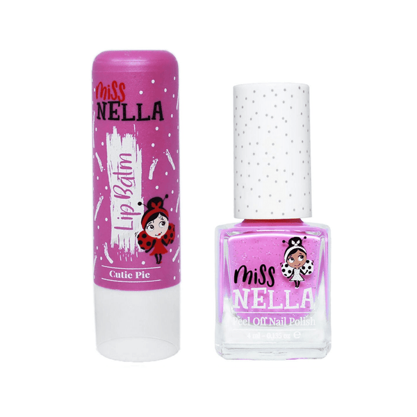 Miss Nella Neglelak og læbepomade Cutie Pie & Blueberry
