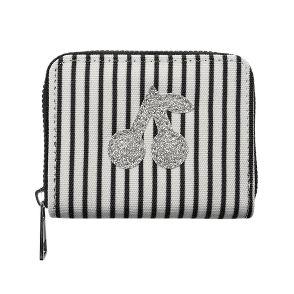 Sofie Schnoor pung, White Black striped