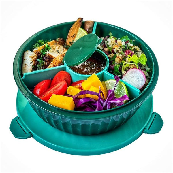 Yumbox Poke Bowl Madkasse M. Skillevæg, Kale Green