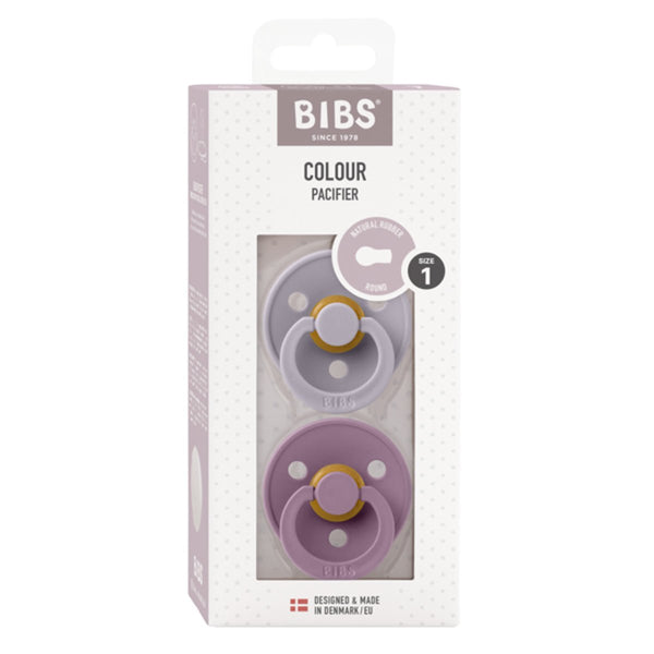 BIBS 2 - pak Latex sut str 1 fossil grey/mauve