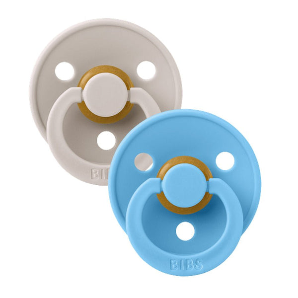 BIBS 2 - pak rund sut, str 2, Mushroom/Breeze