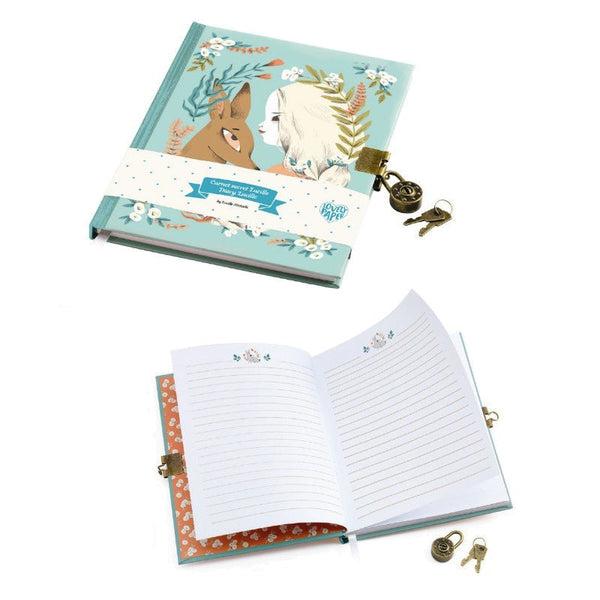 Lucille Lovely Paper Dagbog med Lås