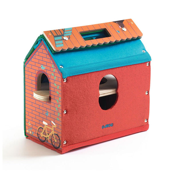 Djeco SoftHouse, hus med figurer