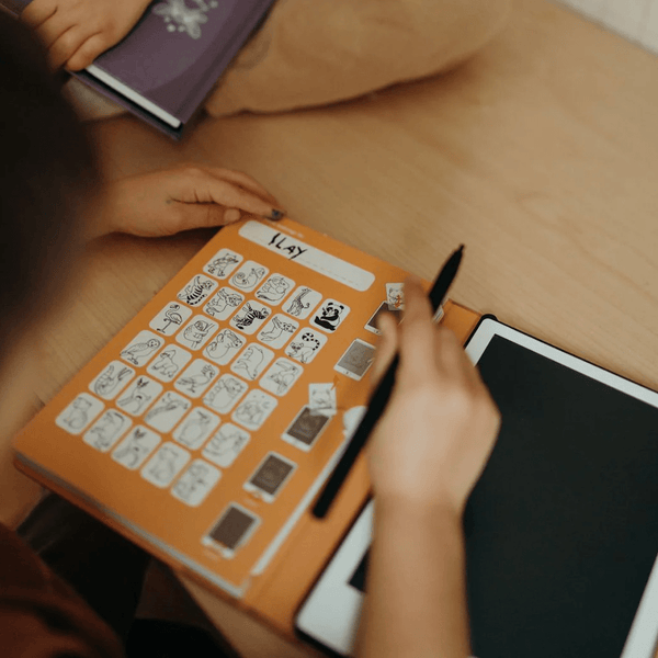 Kidydraw mini skitsebog med LCD skærm, dyr