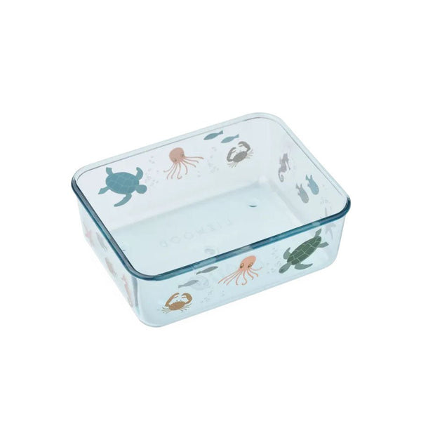 Liewood Ako tritan snack box, sea creature/sandy