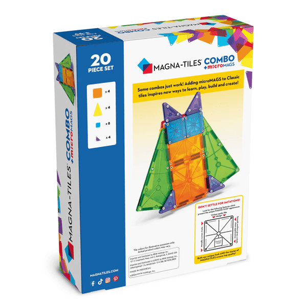 Magna - Tiles microMAGS Kombi 20 stk