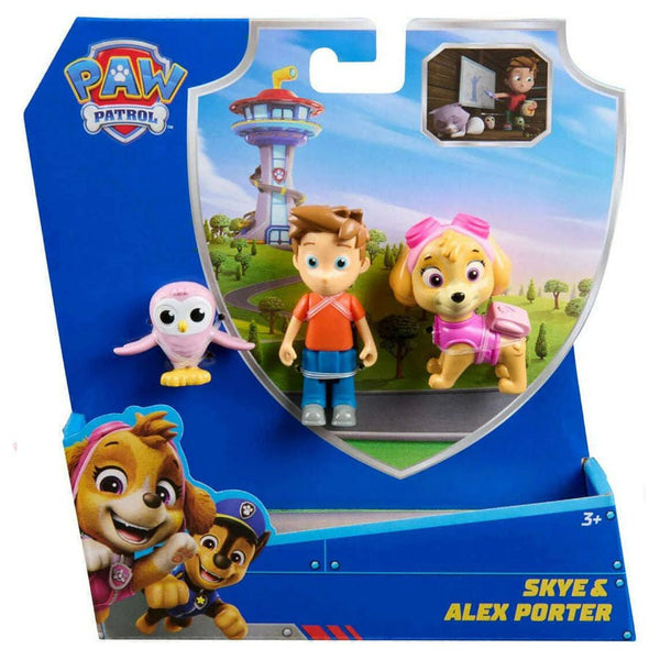 Paw Patrol Figurer - Skye & Alex Porter