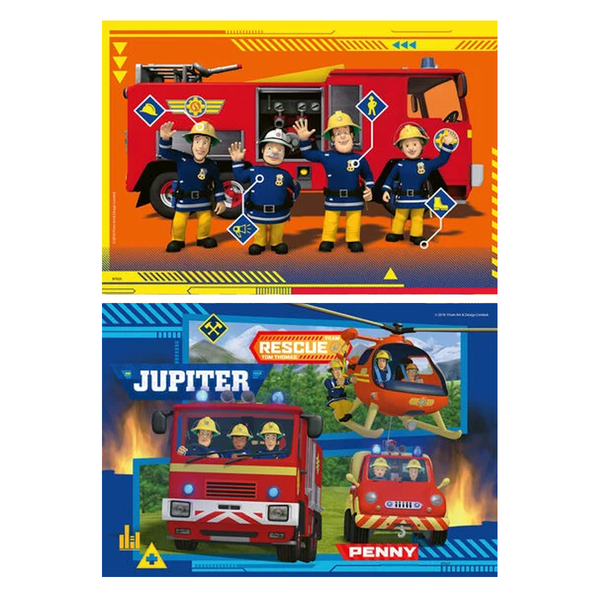 Brandmand Sam puslespil 2 x 24 brikker, To the rescue