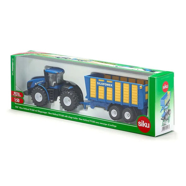 Siku New Holland Traktor Med Anhænger