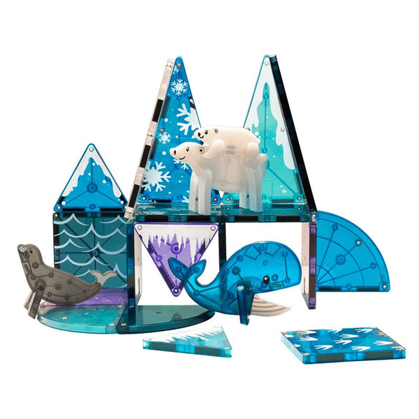 Magna - Tiles byggemagneter, Arktiske dyr