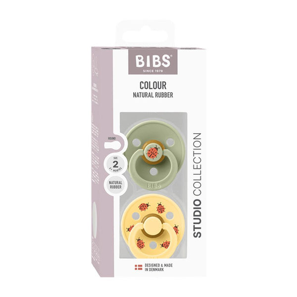 BIBS 2 - Pak Studio Colour Sut Str 2 - Ladybug Sage Mix