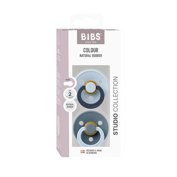 BIBS Colour Studio Fusion 2 - pak Sut Str 2, Baby Blue & Petrol