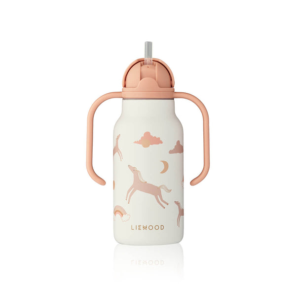 Liewood Kimmie Vandflaske, 250 ml, Dream/Ecru