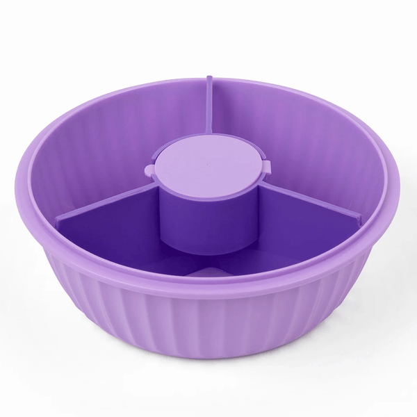 Yumbox poke bowl madkasse med skillevæg, maui purple