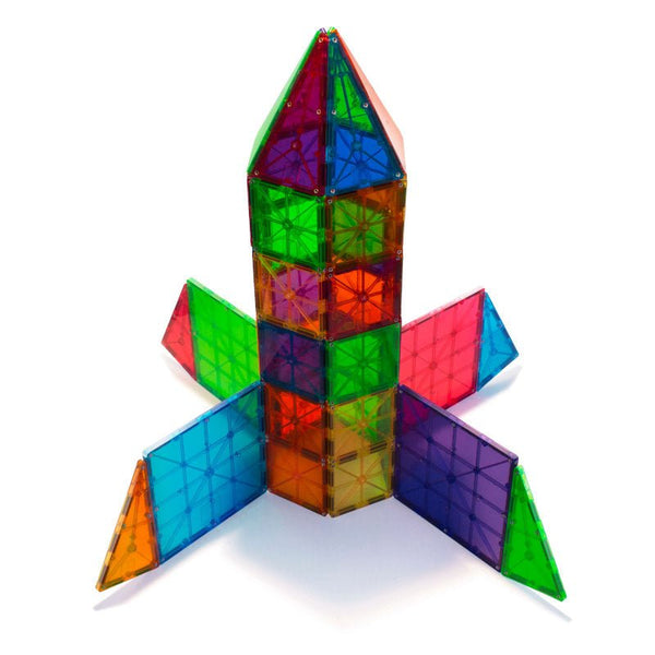 Magna - Tiles byggemagneter, clear - 100 dele