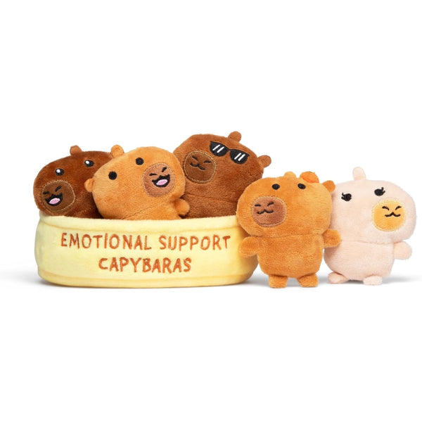 Capybaras i Kurv fra Emotional Support Pals