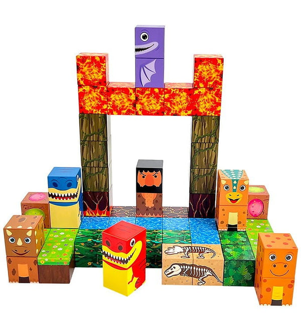 Magnetiske Byggeklodser Dino fra Toys by Tildas