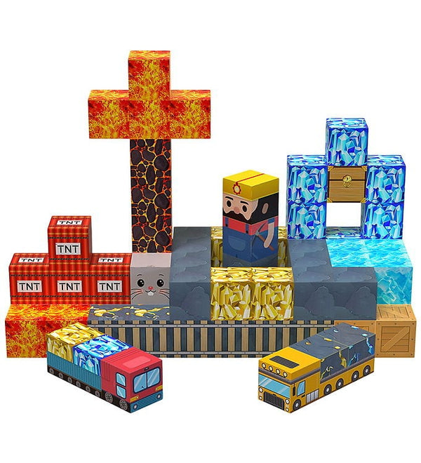 Magnetiske Byggeklodser Minen fra Toys by Tildas
