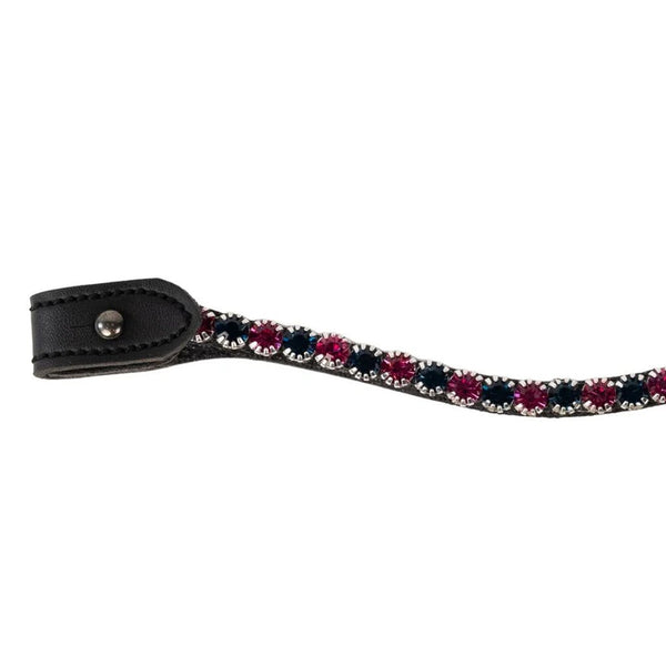 Pandebånd med Pink/Navy Sten