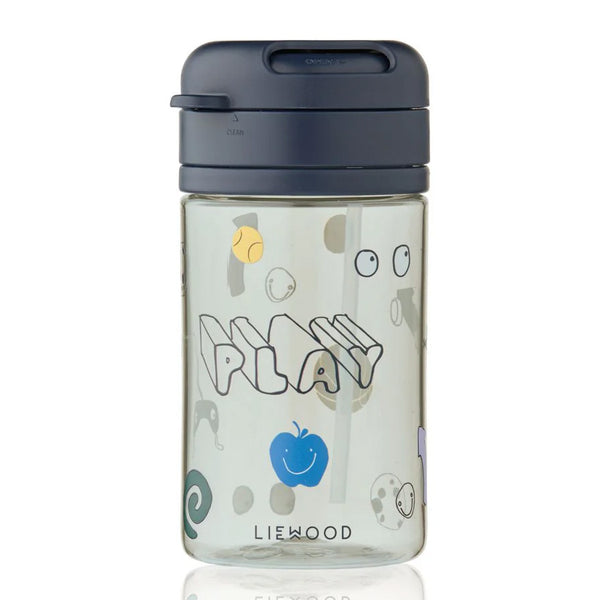 Pavia Tritan Kop med Sugerør i Play/Dusty Peppermint (500 ml)