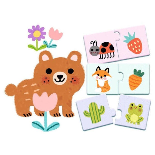 Puzzle Duo med Farver