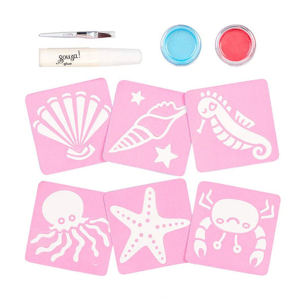 Souza Glitter Tatoveringssæt, Havfrue