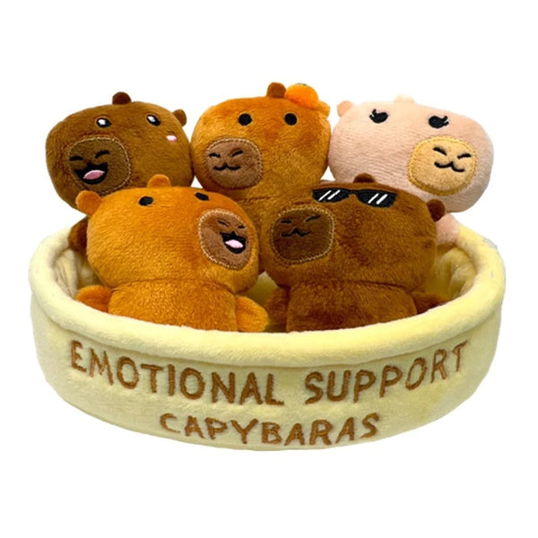 Capybaras i Kurv fra Emotional Support Pals