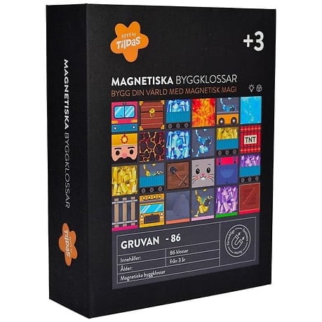 Magnetiske Byggeklodser Minen fra Toys by Tildas