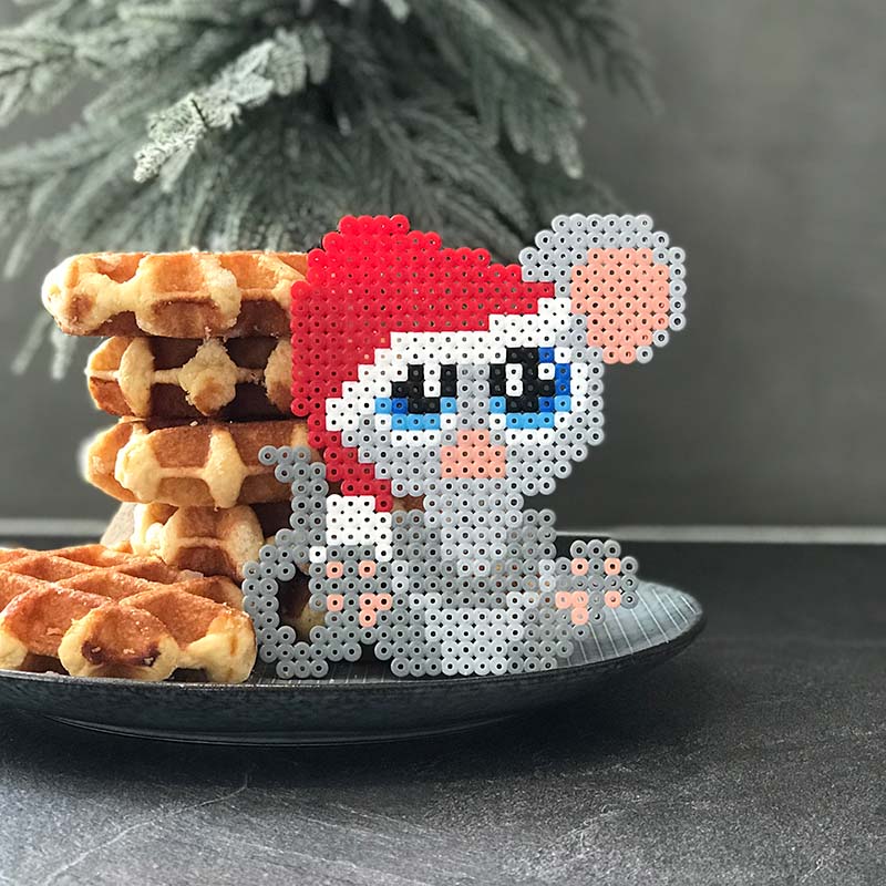 Julemus - Anja Takacs perlemønstre - BK Family